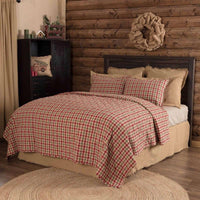 Thumbnail for Jonathan Plaid Queen Quilt 90Wx90L VHC Brands - The Fox Decor