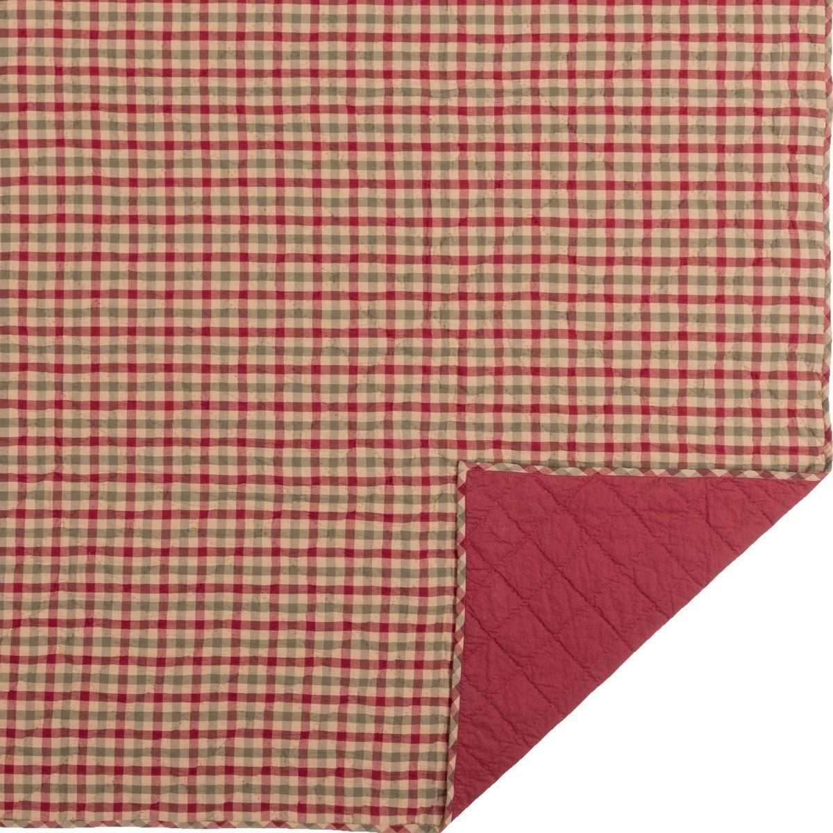 Jonathan Plaid Queen Quilt 90Wx90L VHC Brands - The Fox Decor