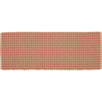Jonathan Plaid Ribbed Runner 13x36 VHC Brands - The Fox Decor