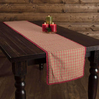 Jonathan Plaid Ruffled Runner 13x90 VHC Brands - The Fox Decor