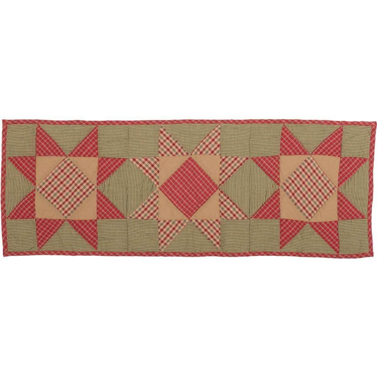 Dolly Star Quilted Runner 13x36 VHC Brands - The Fox Decor