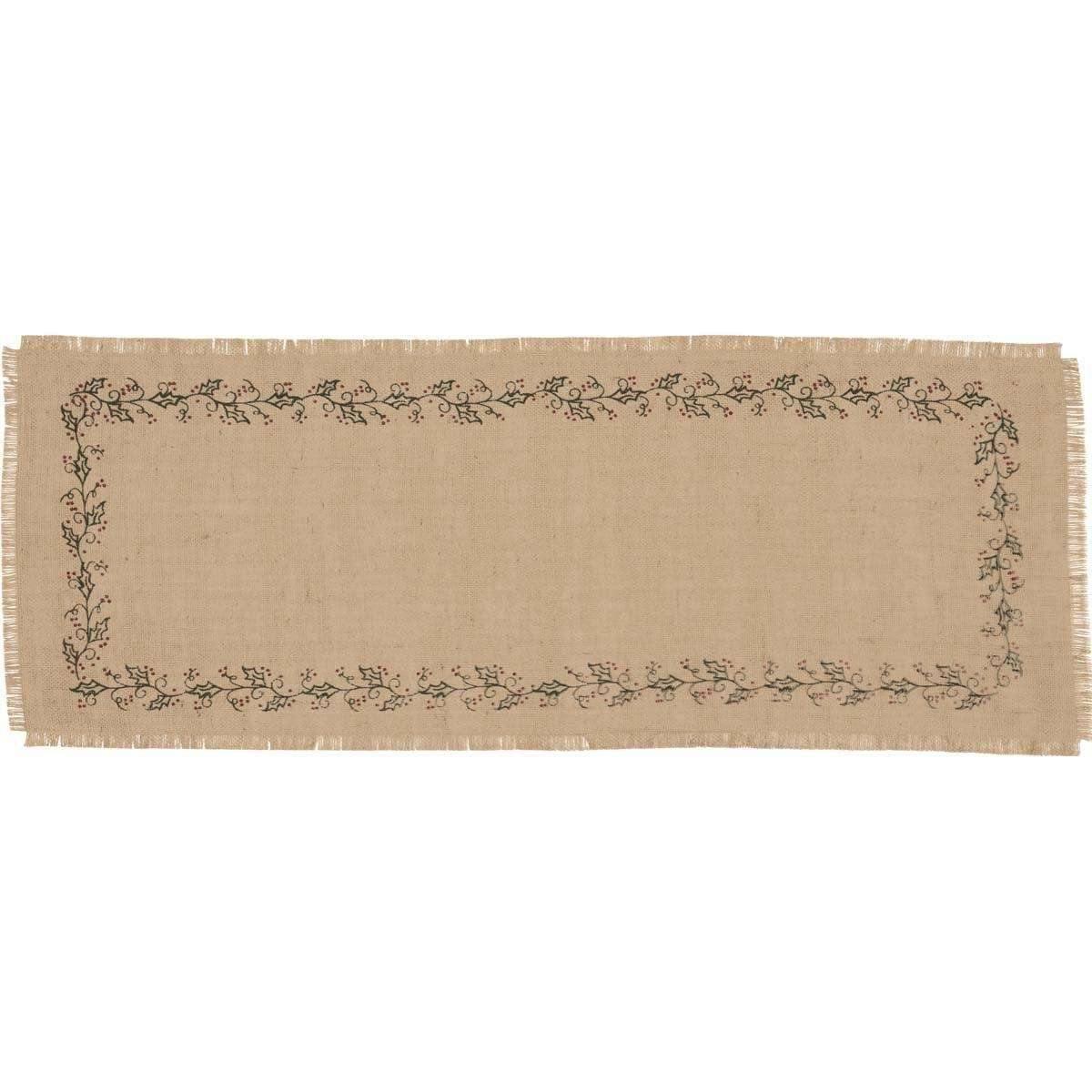 Jute Burlap Ivy Runner 13x36 VHC Brands - The Fox Decor