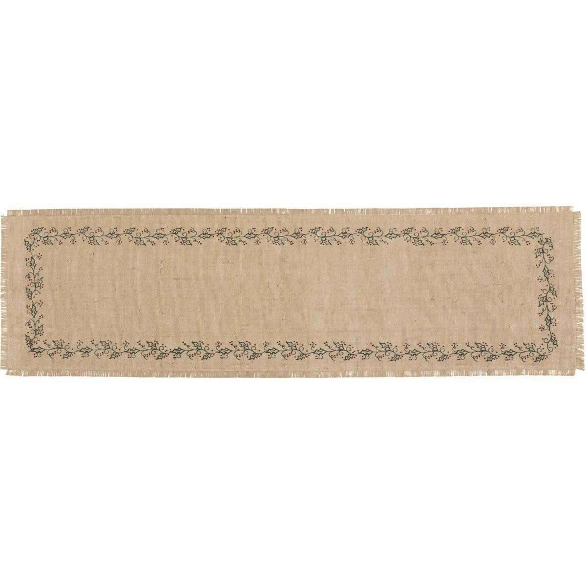 Jute Burlap Ivy Runner 13x48 VHC Brands - The Fox Decor