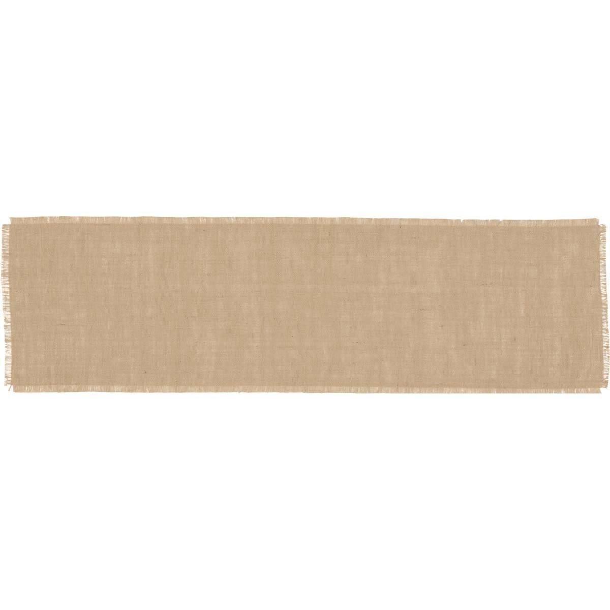 Jute Burlap Natural Runner 13x48 VHC Brands - The Fox Decor