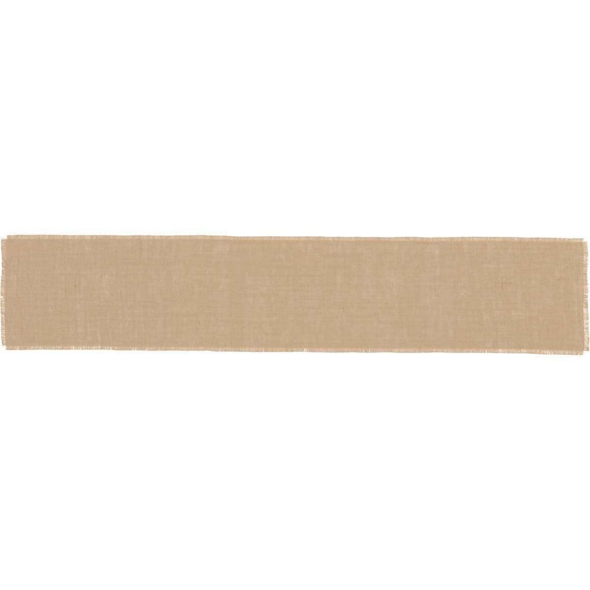 Jute Burlap Natural Runner 13x72 VHC Brands - The Fox Decor