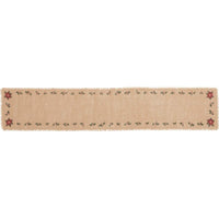 Thumbnail for Jute Burlap Poinsettia Runner 13x72 VHC Brands - The Fox Decor