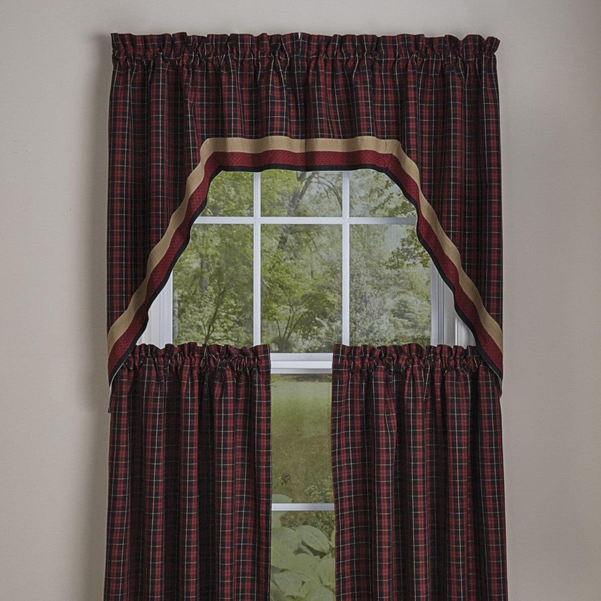 Set of 2 Dorset Lined Swag - Park Designs - The Fox Decor