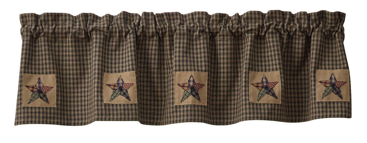 Pieced Star Valance - Patch Park designs - The Fox Decor