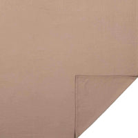 Thumbnail for Serenity Tan Cotton Woven Blanket VHC Brands full