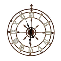 Thumbnail for Weathered Metal Nautical Clock Park Designs - The Fox Decor