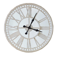 Mirror Clock - Cream - The Fox Decor