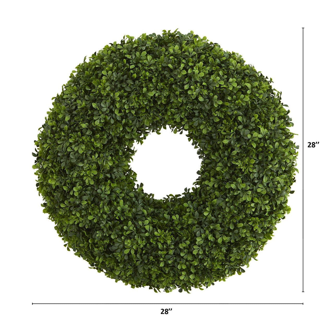 28” Boxwood Artificial Wreath - The Fox Decor