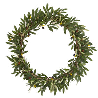 Thumbnail for 23” Olive Artificial Wreath