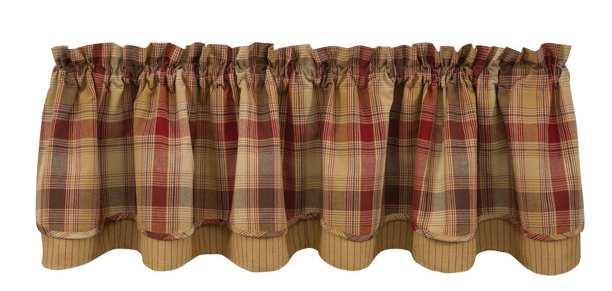 Hearthside Valance - Lined Layered Park Designs