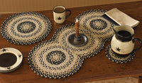 Cornbread Braided Placemat - Round Set Of 6 Park Designs - The Fox Decor