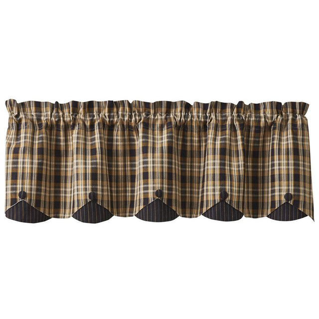 Sunflower In Bloom Valance - Scalloped Park Designs - The Fox Decor