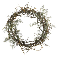 Thumbnail for 17” Frosted Twig Wreath