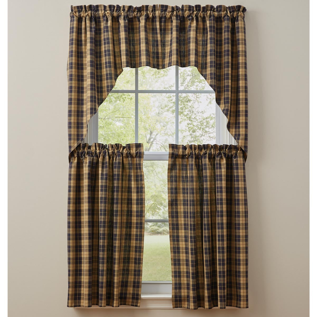 Set of 2 Pittsfield Window Curtain Swag - Park Designs