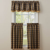 Thumbnail for Pittsfield Valance Set of 4 - Lined Layered Park Designs