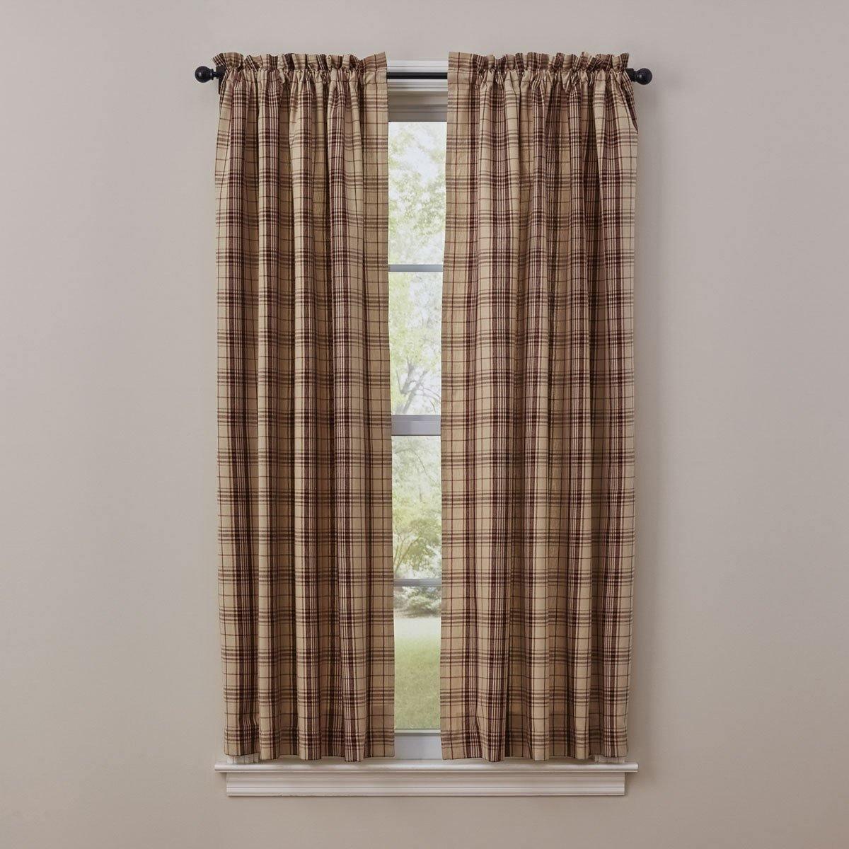 Stanford Lined Panel Pair Park Designs Set of 2 - The Fox Decor