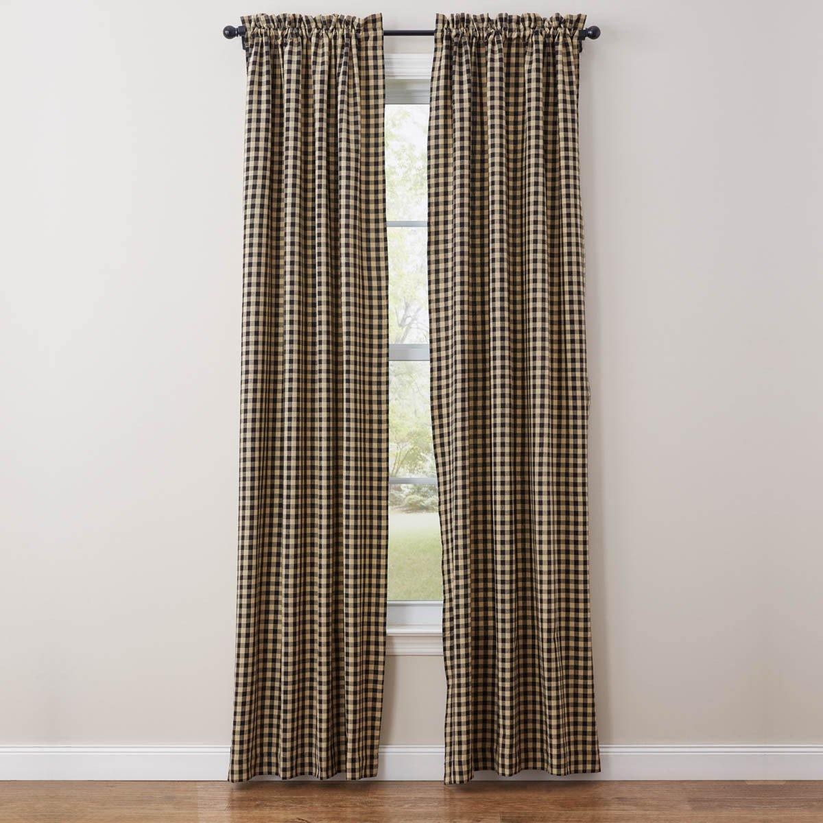 Berry Gingham Panels - 72x84 Park Designs - The Fox Decor