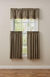 Thumbnail for Berry Gingham Valance - Scalloped Park Designs - The Fox Decor