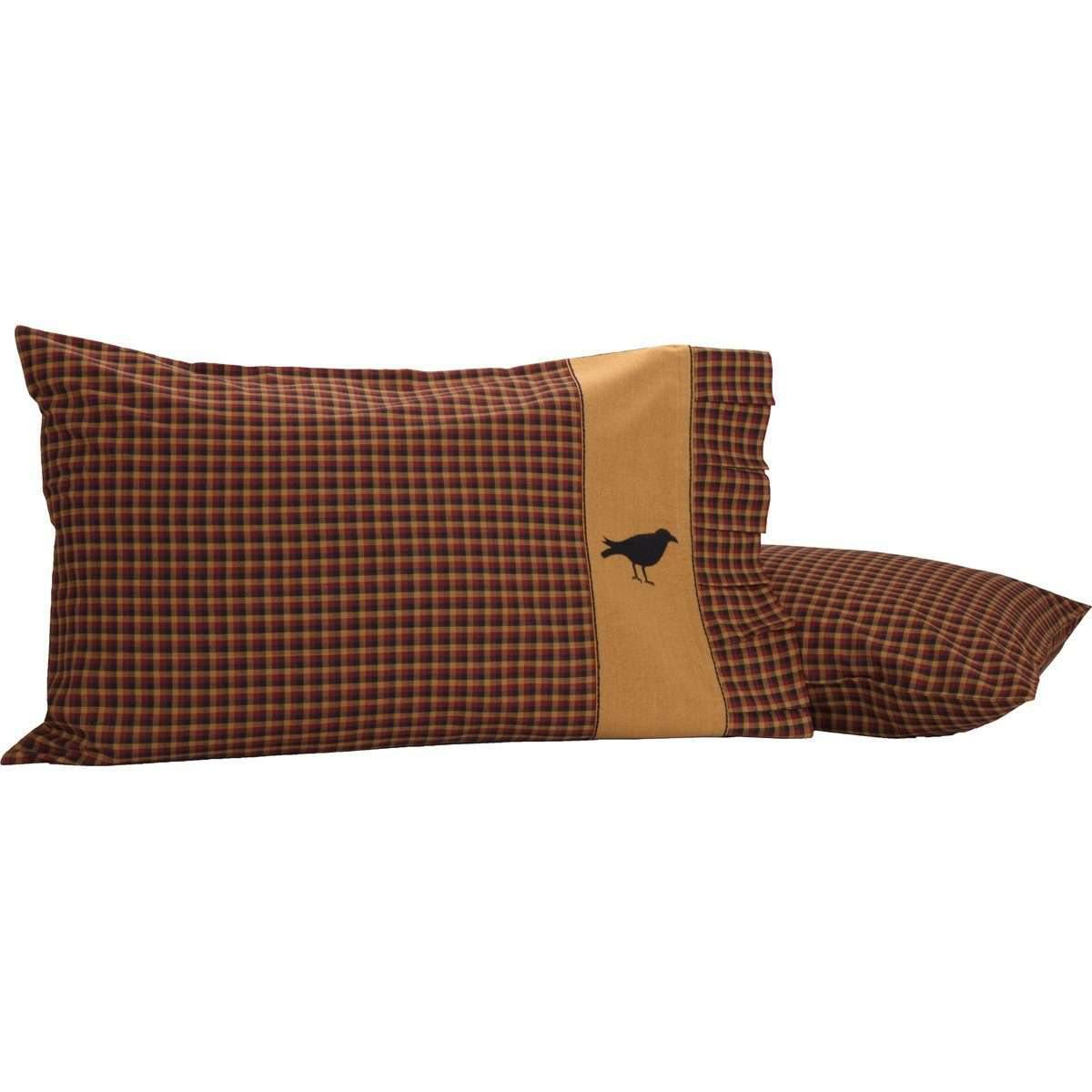Heritage Farms Crow Standard Pillow Case Set of 2 21x30 VHC Brands - The Fox Decor
