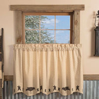 Thumbnail for Kettle Grove Applique Crow and Star Tier Set of 2 L36xW36