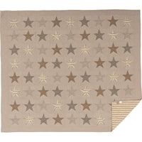 Sawyer Mill Star Charcoal Luxury King Quilt 120Wx105L VHC Brands - The Fox Decor