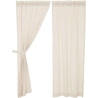 Thumbnail for Simple Life Flax Natural Panel Curtain Set of 2 84x40 - The Fox Decor