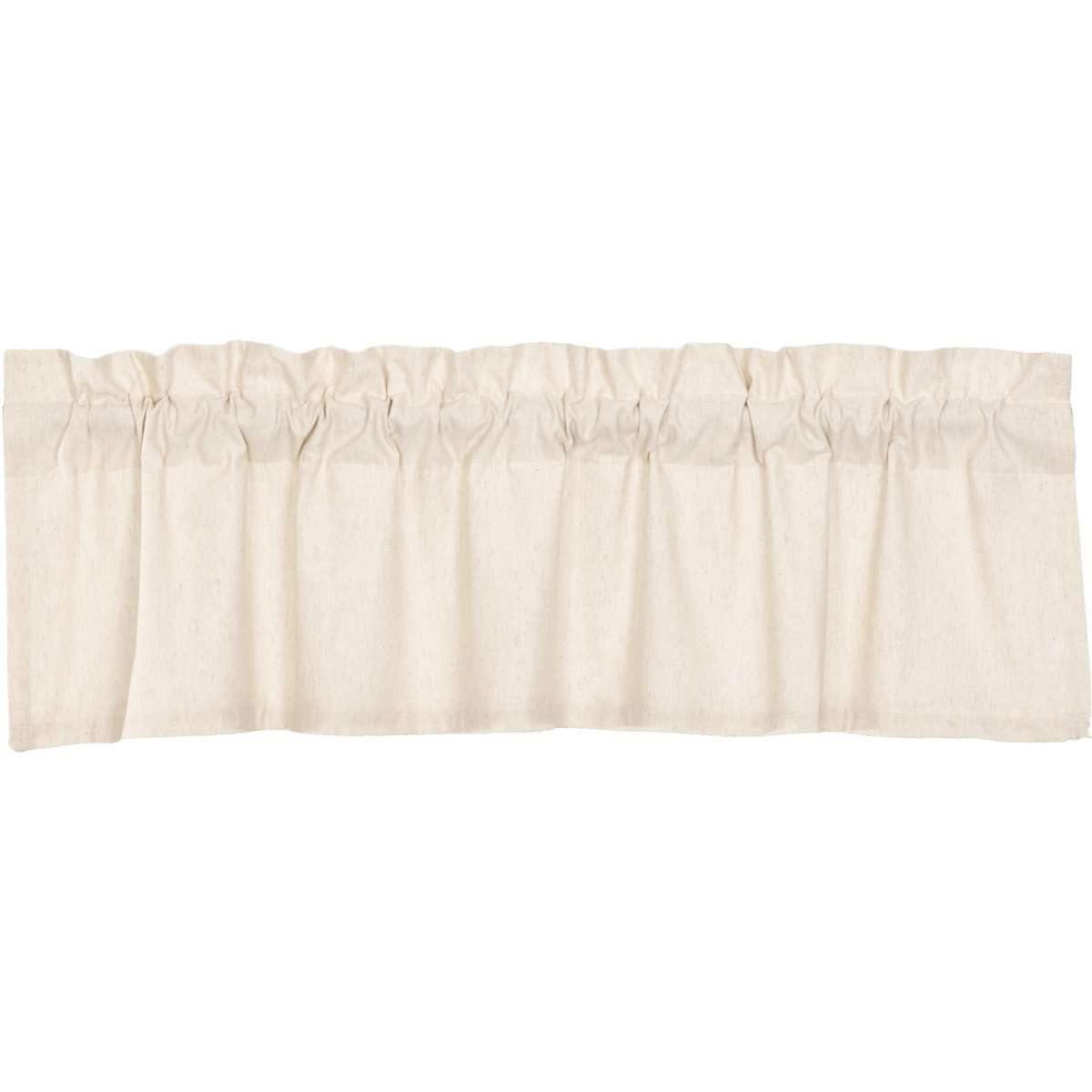 Simple Life Flax Natural Valance Curtain 16x60 VHC Brands - The Fox Decor