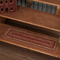Thumbnail for Cider Mill Jute Stair Tread Rect Latex 8.5x27 VHC Brands - The Fox Decor