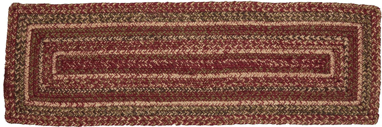 Cider Mill Jute Stair Tread Rect Latex 8.5x27 VHC Brands - The Fox Decor
