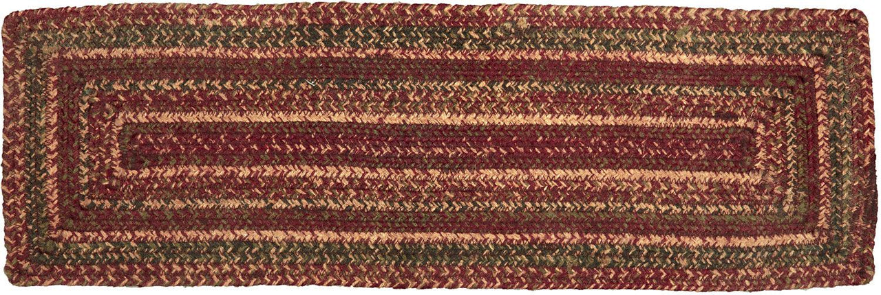 Cider Mill Jute Stair Tread Rect Latex 8.5x27 VHC Brands - The Fox Decor