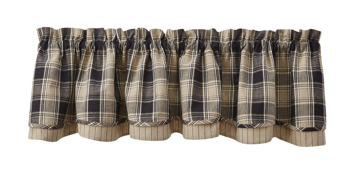 Soapstone Valance - Lined Layered Park Designs - The Fox Decor