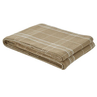 Fieldstone Plaid Queen Bedspread - Cream 94x108 - Park Designs - The Fox Decor