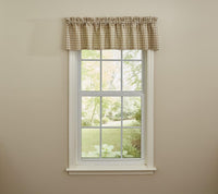 Thumbnail for Stoneboro Check Valance - Cream Park designs - The Fox Decor