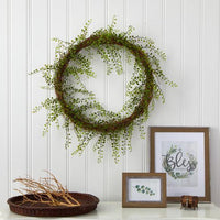 Thumbnail for 20”  Night Willow Artificial Vine Wreath