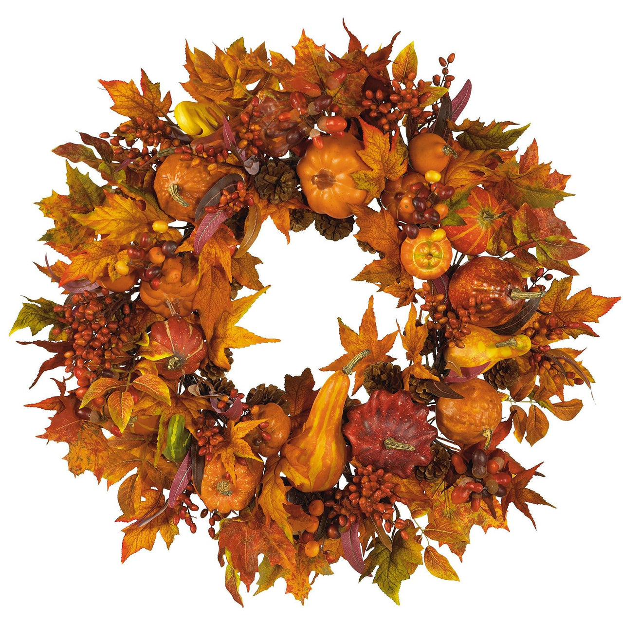 28" Harvest Wreath - The Fox Decor