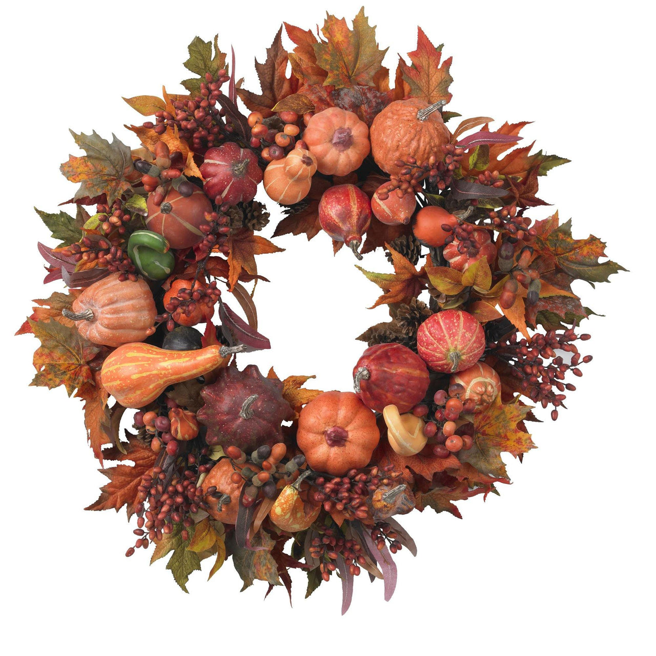 28" Harvest Wreath - The Fox Decor