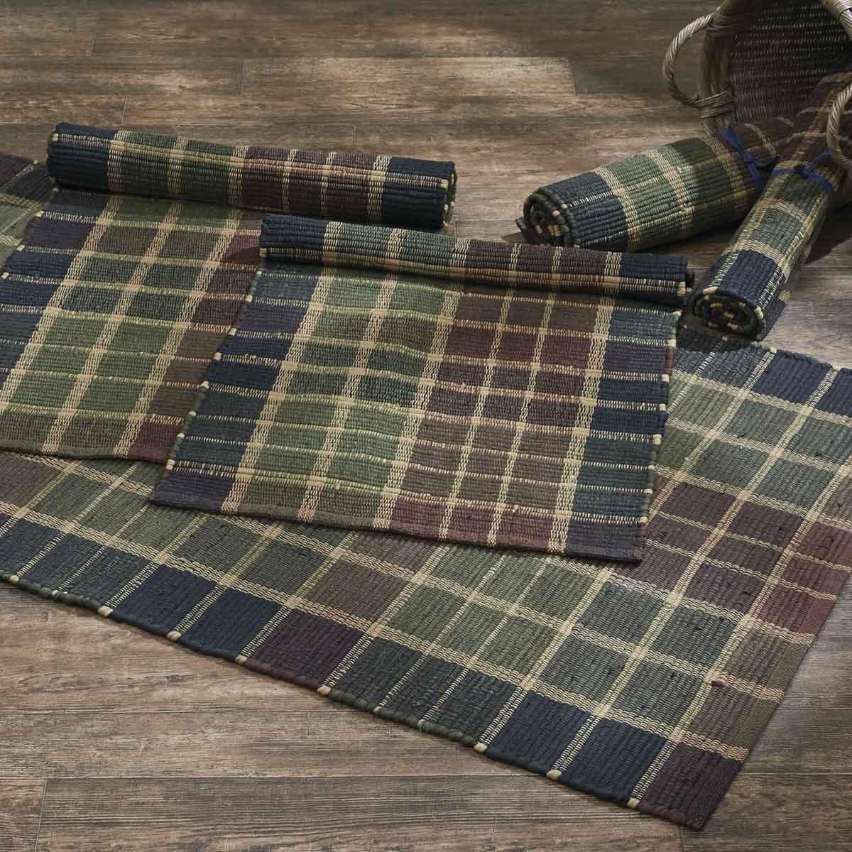 Frontier Plaid Rag Rugs - Park Designs - The Fox Decor