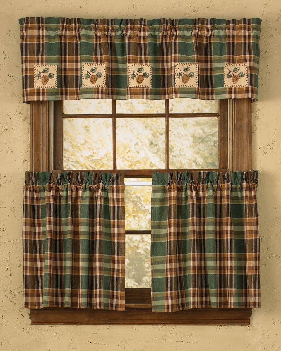 Wood River Valance - Pinecone Patch Park Designs - The Fox Decor