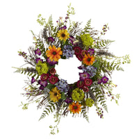 Thumbnail for 24” Spring Garden Wreath w/Twig Base