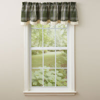 Thumbnail for Juniper Plaid Valance - Lined Layered Park Designs