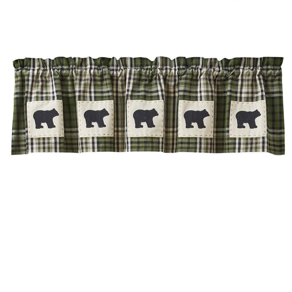 Juniper Plaid Valance - Bear Patch Park Designs