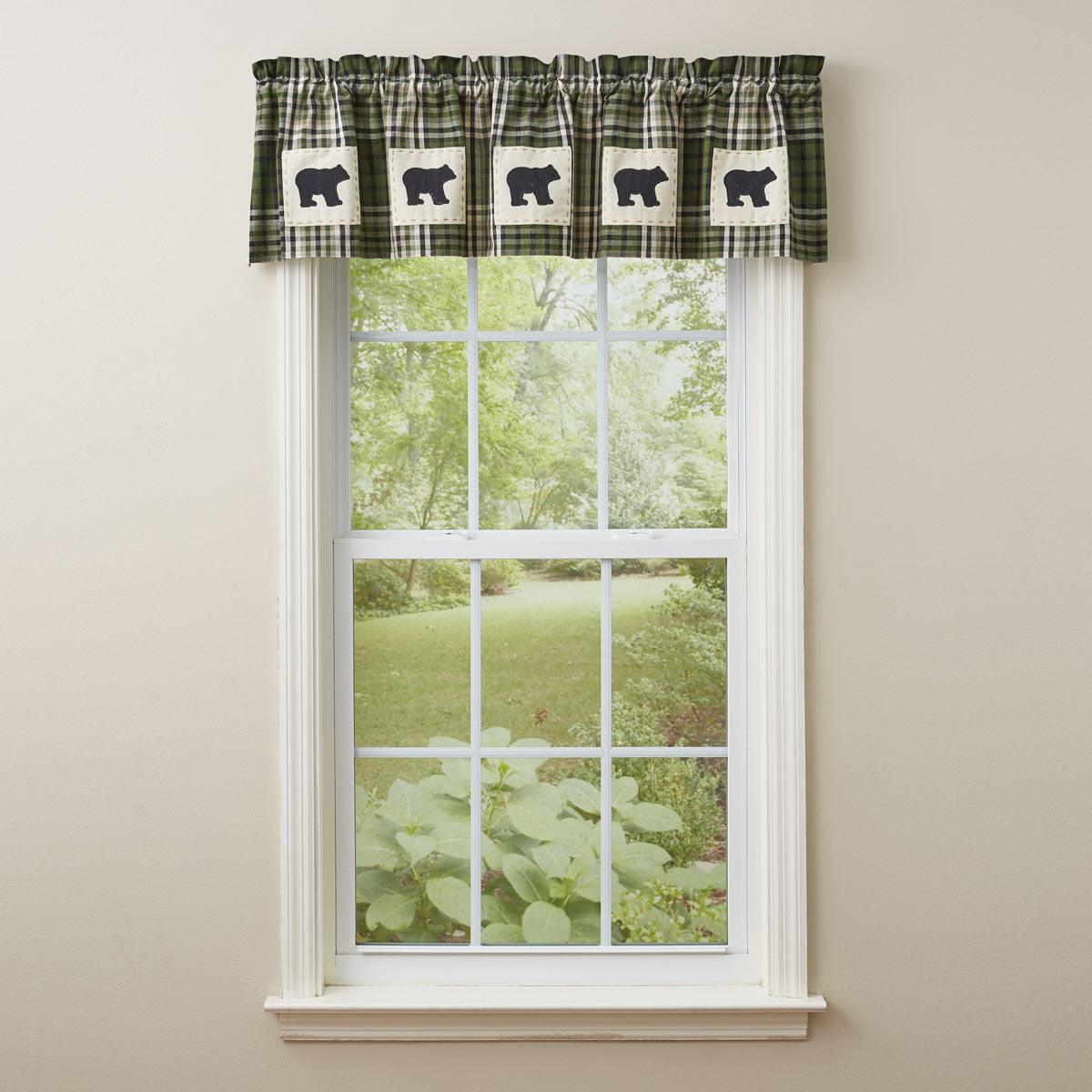 Juniper Plaid Valance - Bear Patch Park Designs