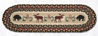 Thumbnail for Bear/Moose Oval Printed Jute Braided Stair Treads 8.25