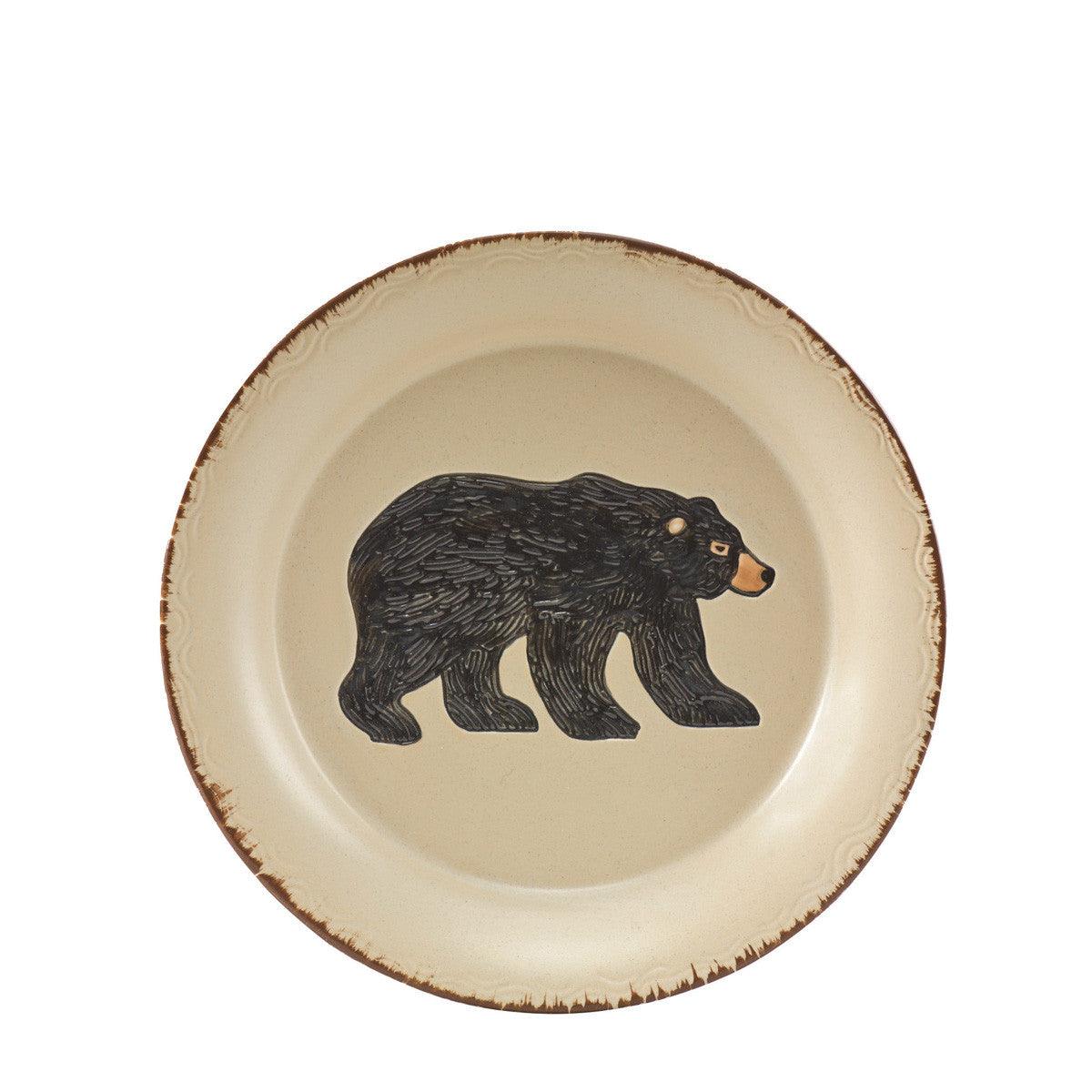 Rustic Retreat Bear Salad Plates - Set of 4 Park Designs - The Fox Decor