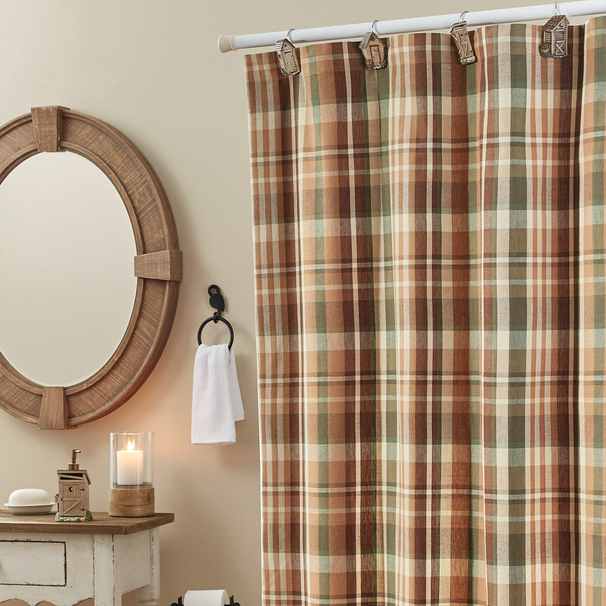 Woodbourne Shower Curtain 72" - Park Designs - The Fox Decor