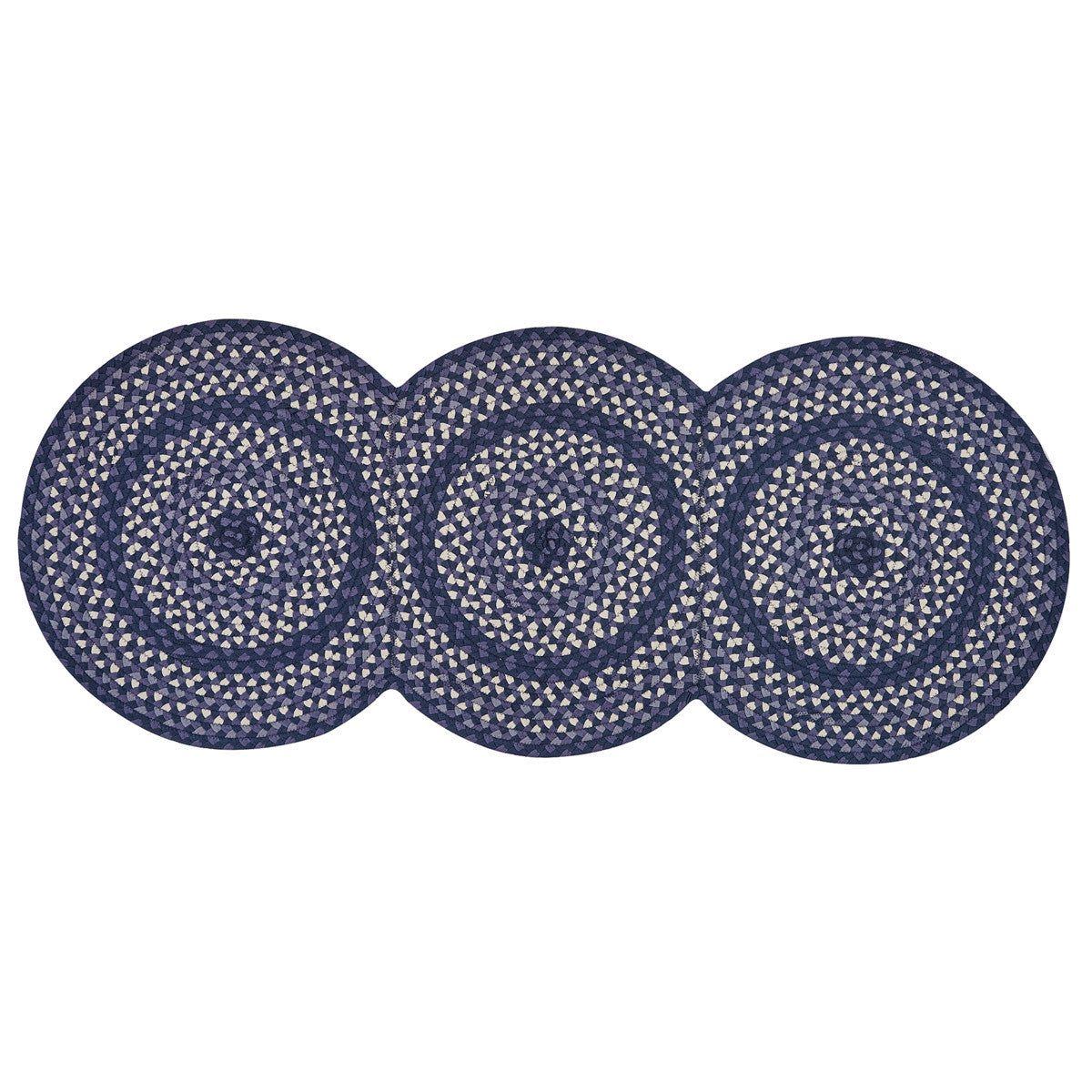 Bluestone Braided Cotton Rug Runner 30" x 72" Park Designs - The Fox Decor